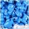 BeadTin True Blue Neon Bright Pet Parade Plastic Pony Beads (2oz)